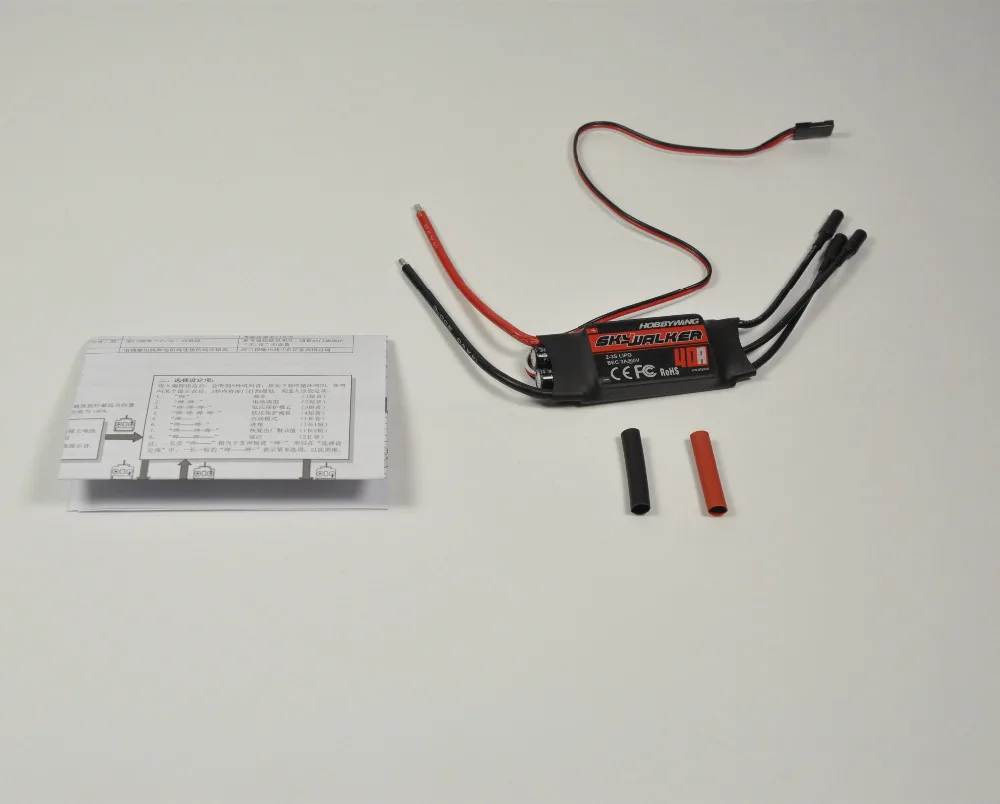 

Hobbywing SKYWALKER Electric Speed Control 2-3S 40A ESC For Fixed Wing RC Model Plane