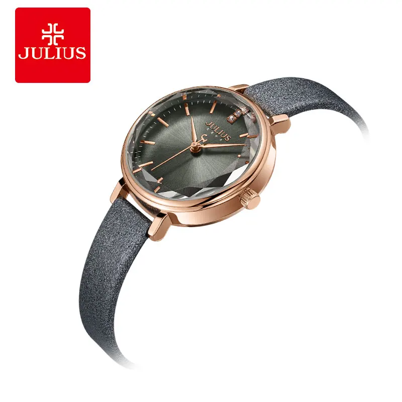 Julius часы Роскошные и доступные женские Sunray Dial Sparkling Glass привлекательные Montre