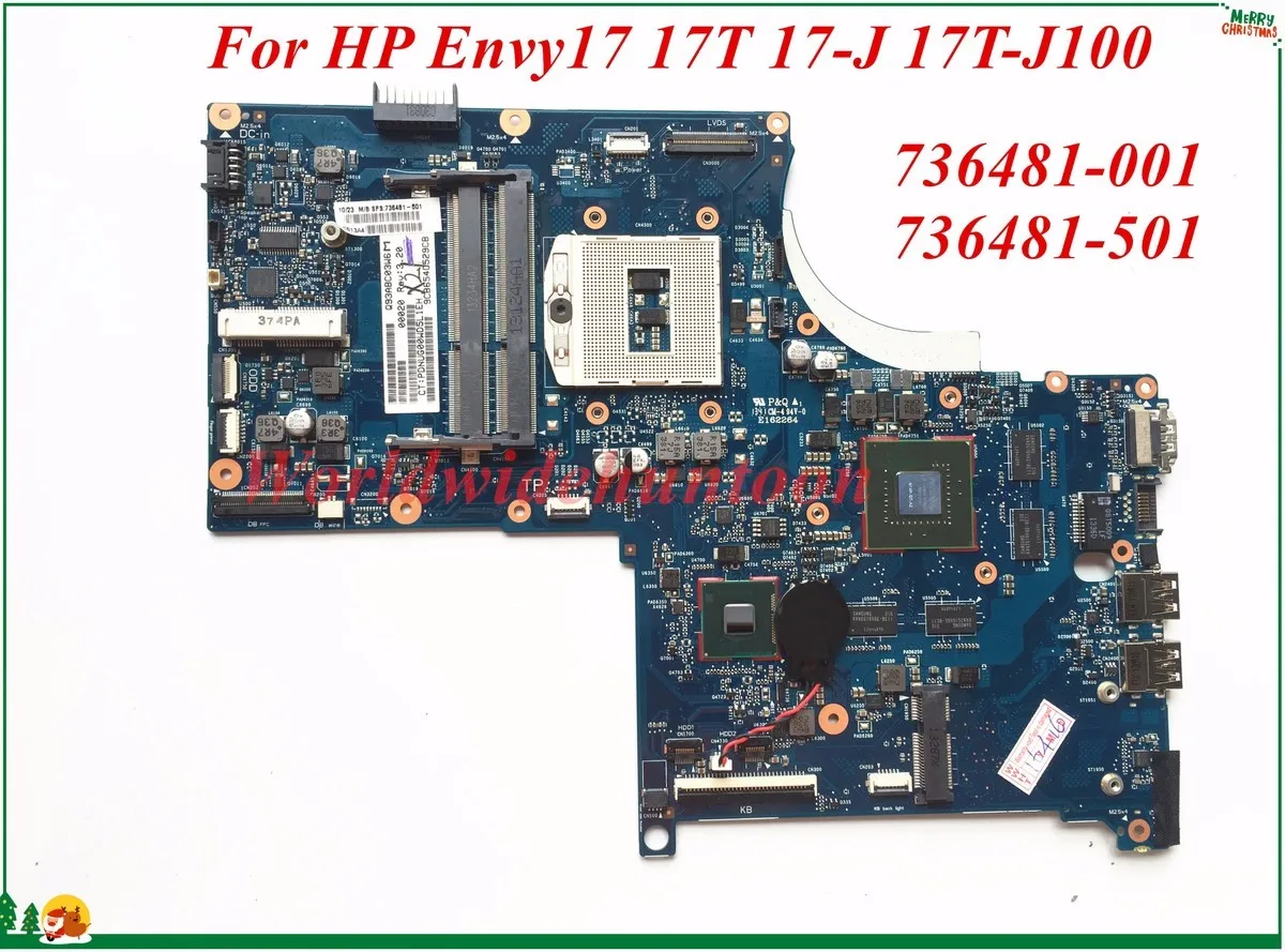 Высококачественная материнская плата 736481 001 501 для HP Envy17 17T 17 J J100 ноутбука PGA947 DDR3
