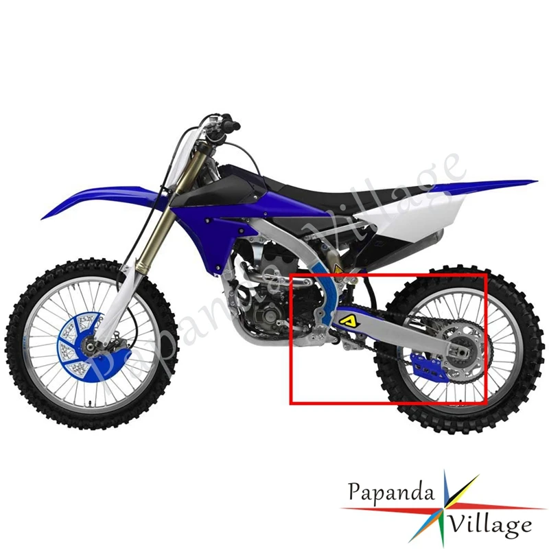 Маятник протектор цепи слайдер+ направляющая цепи для YAMAHA YZ125 YZ250 YZ250FX YZ450FX YZ250F YZ450F WR250F WR450F 2007