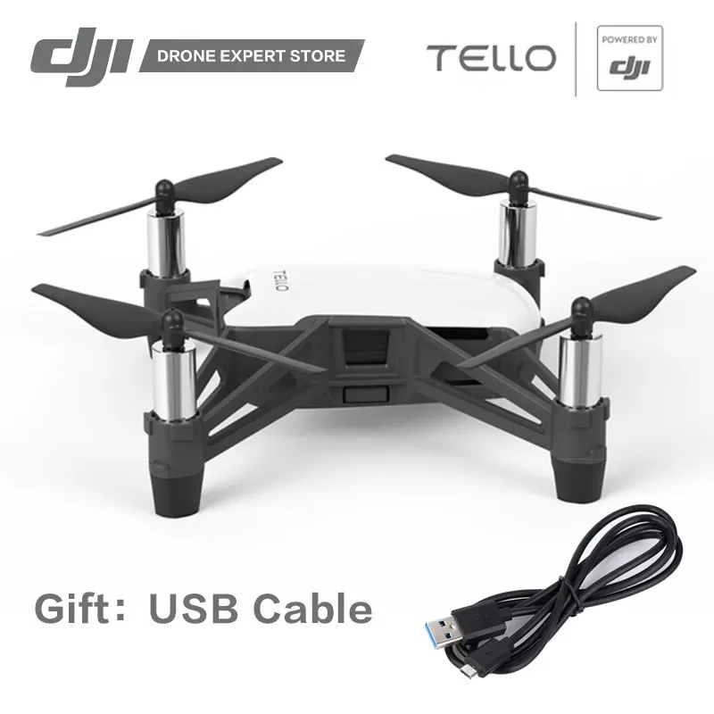 Радиоуправляемый Дрон DJI RYZE Tello с камерой 720 P управление смартфоном выполняйте