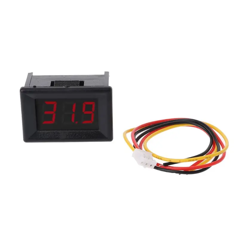 DC 0-100V 0 36 &quot3-цифровой Вольтметр Красный светодиодный дисплей Панель измеритель