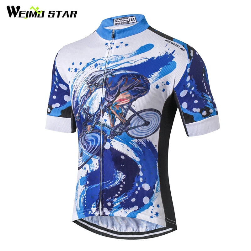 Футболка Weimostar Мужская велосипедная Топ 2017 спортивная одежда для езды на