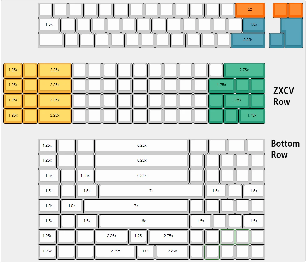 60% 61 64 алюминиевая стальная пластина для позиционирования DZ60 GH60 XD64 Bface GK64 DIY механическая клавиатура