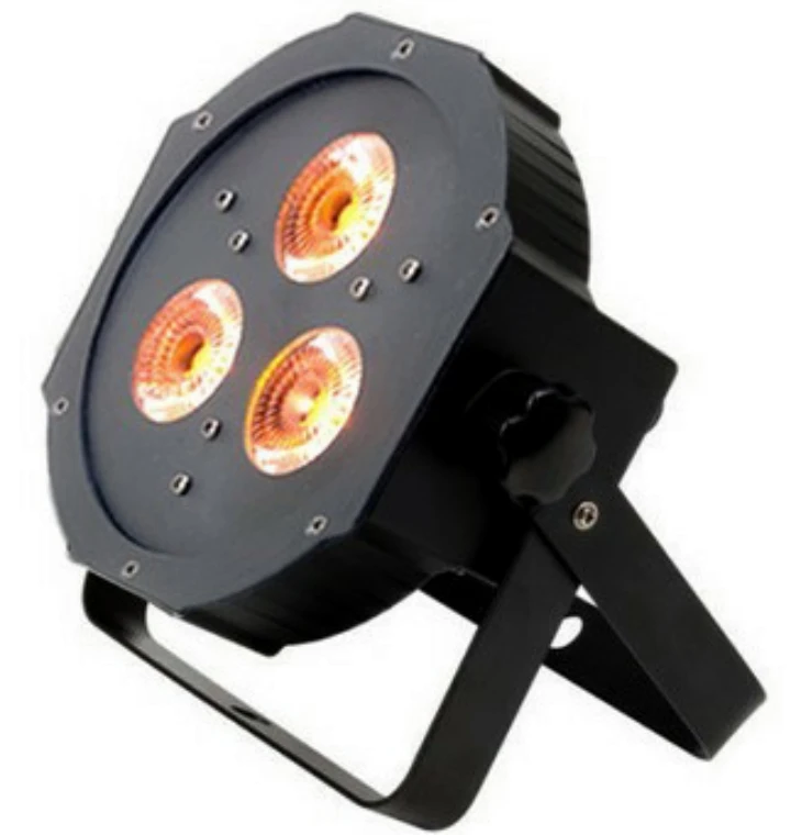 10 шт./лот ADJ led par плоский свет 3x9 Вт RGB 3 в 1 IEC slim 38 дискотека клуба ночного