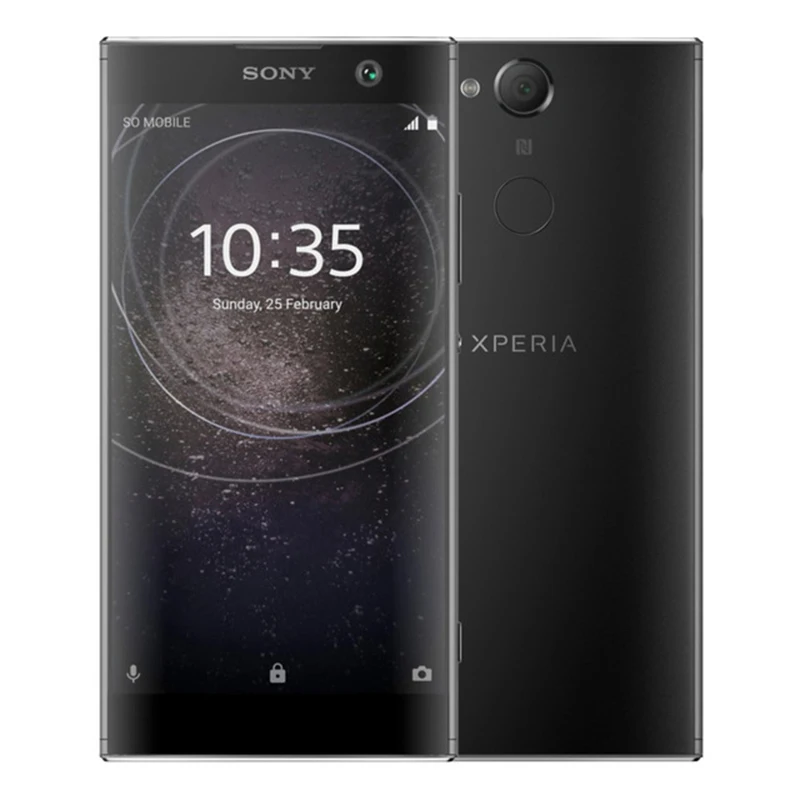 Разблокирована sony Xperia XA2 H4133 Octa Core 32G ROM 3300 мАч Dual Sim Android 8 Quick Charge 23.0MP тяжести отклика