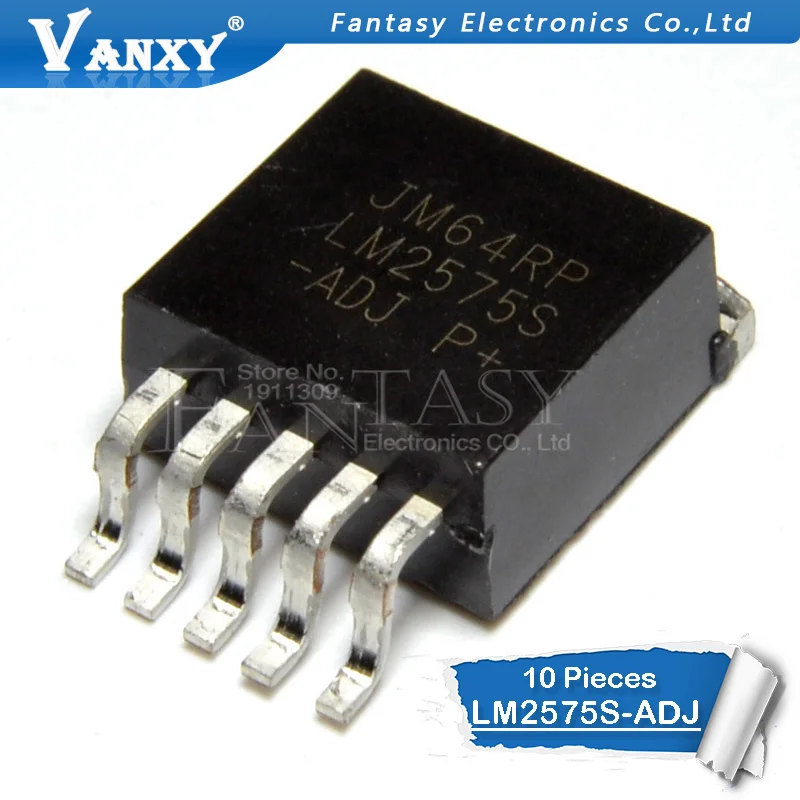 10 шт Φ TO-263 LM2575 LM2575S-ADJ LM2575S TO-263-5 | Электронные компоненты и принадлежности