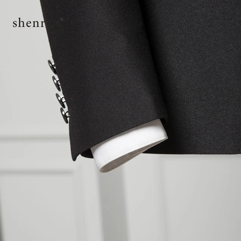Мужской деловой костюм ShenRun 2019 облегающие мужские костюмы пиджак и брюки