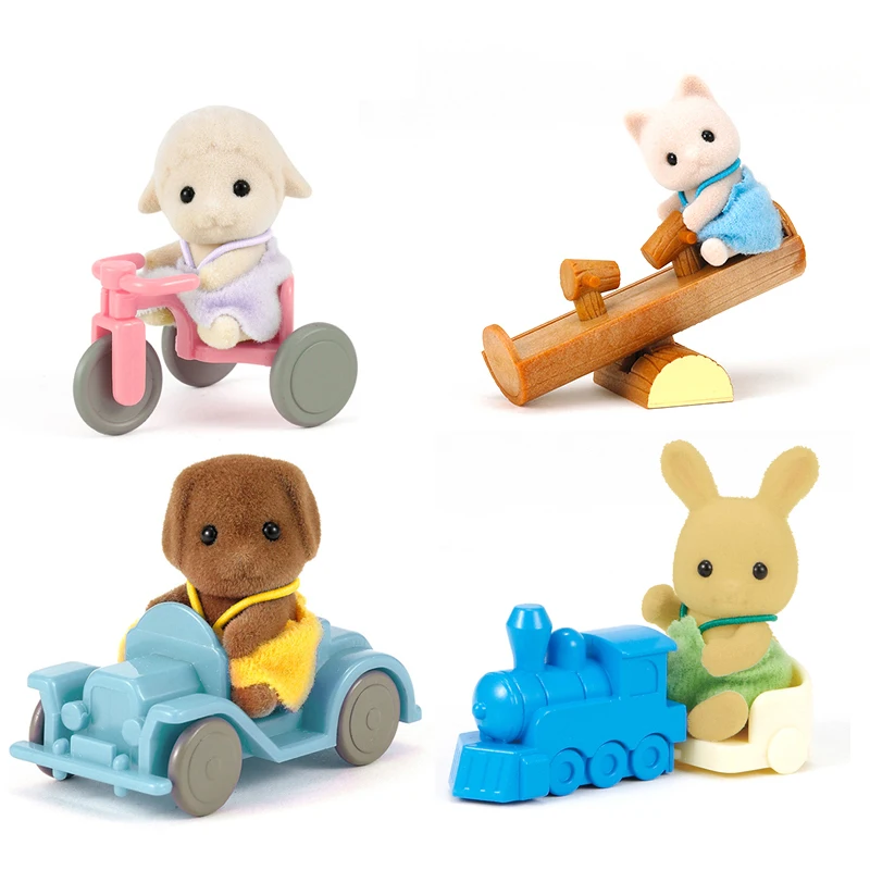 Sylvanian Family кукольный домик с животными пушистые игрушки фигурки детский набор