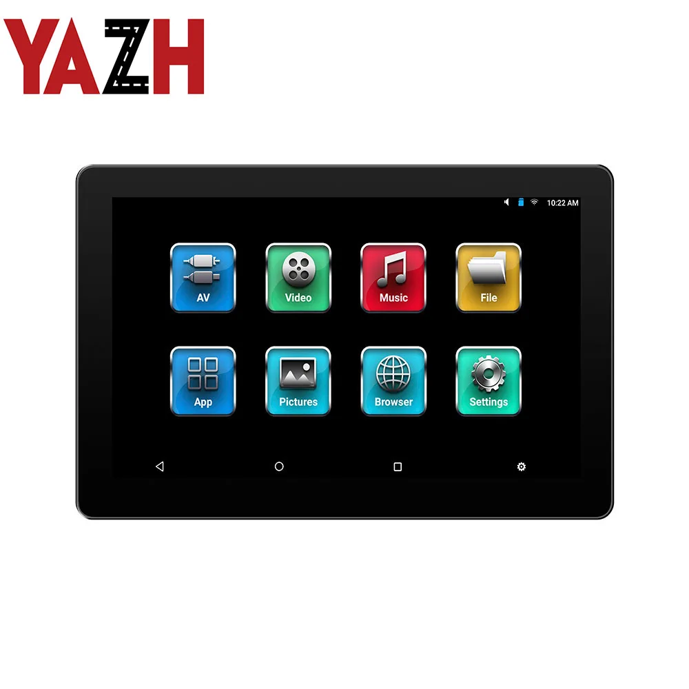 Автомобильный монитор подголовника YAZH 10 8 дюйма 16 ГБ android 1920*1080 HD дисплей fm