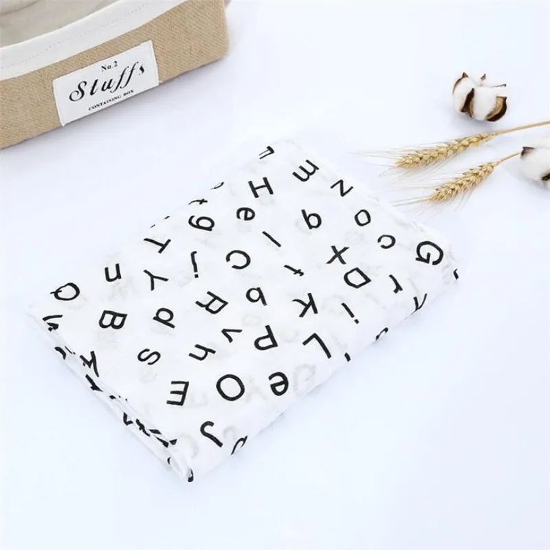 baby blanket 23 Детские одеяла хлопчатобумажные аксессуары для фотографирования новорожденных коляска чехол мультфильм шаблон обертывание ребенка игровой коврик муслин пеленание одеяло - Цвет: baby blanket 23