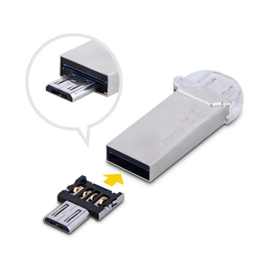 2 шт микро USB мужчина к USB OTG адаптер конвертер для планшет телефон Android Прямая поставка 15 января