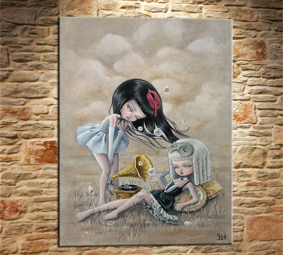 Mark Ryden Mark Ryde 1 панель абстрактная настенная живопись маслом плакат напечатанная Картина на холсте для гостиной домашний Декор 16