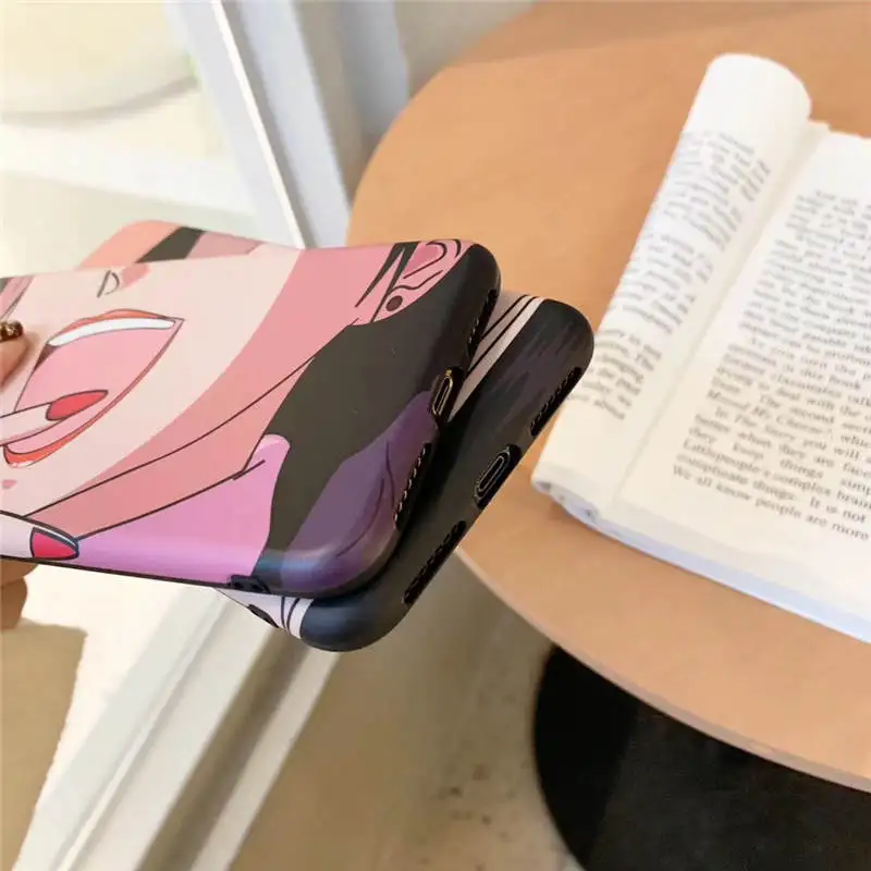 New Net Red Anime Cartoon Beautiful Girl Silicone Mobile Phone Case For Iphone 6 6S 7 8plus X Xs Xr Xsmax |