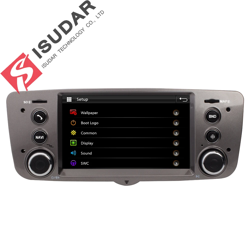 Isudar автомобильный мультимедийный плеер gps для Fiat/Palio Canbus Радио BT 1080 P DVR шин