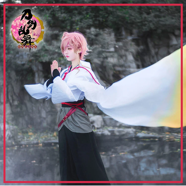 [Фото] + парик игры Katsugeki Touken Ranbu Saniwa японские кимоно ведьмы Хэллоуин Косплэй