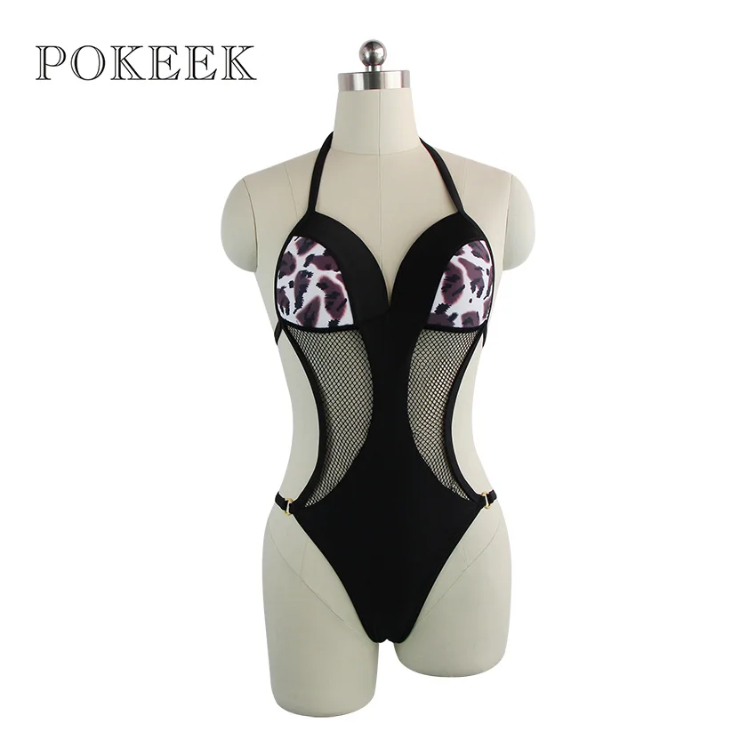 POKEEK 2017 New Swimwear One Piece Swimsiut Women Lace | Спорт и развлечения