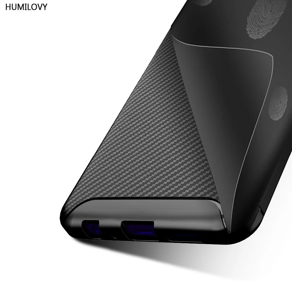 Чехол для OPPO K1 чехол R15X 6 4 дюйма углеродное волокно текстура ударопрочный мягкий