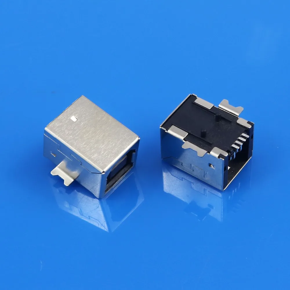 JCD 180 градусов Тип B SMT USB SMD BF для факса интерфейс связи|Компьютерные кабели и
