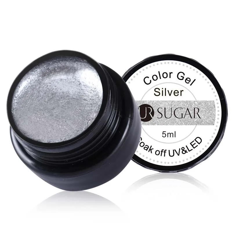 UR SUGAR Цвет гель-краска УФ-гель для ногтей блеск лак для ногтей Замачивание от ногтей гибридные Лаки Маникюр для дизайна ногтей - Цвет: Темно-желтый