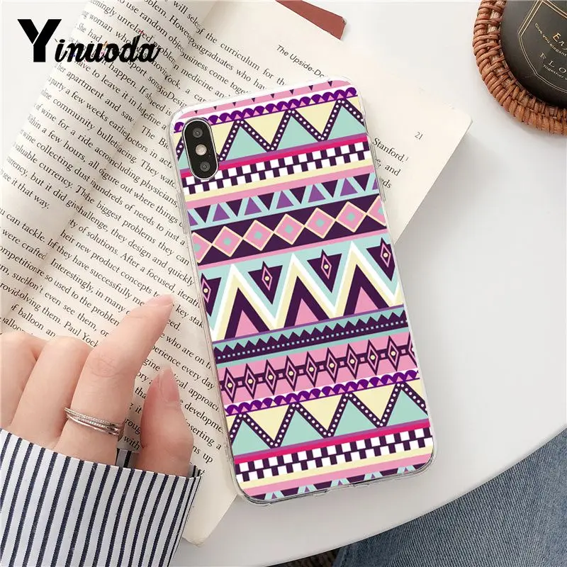 Yinuoda абстрактные красочные треугольники DIY Роскошный Высокий протектор на конце