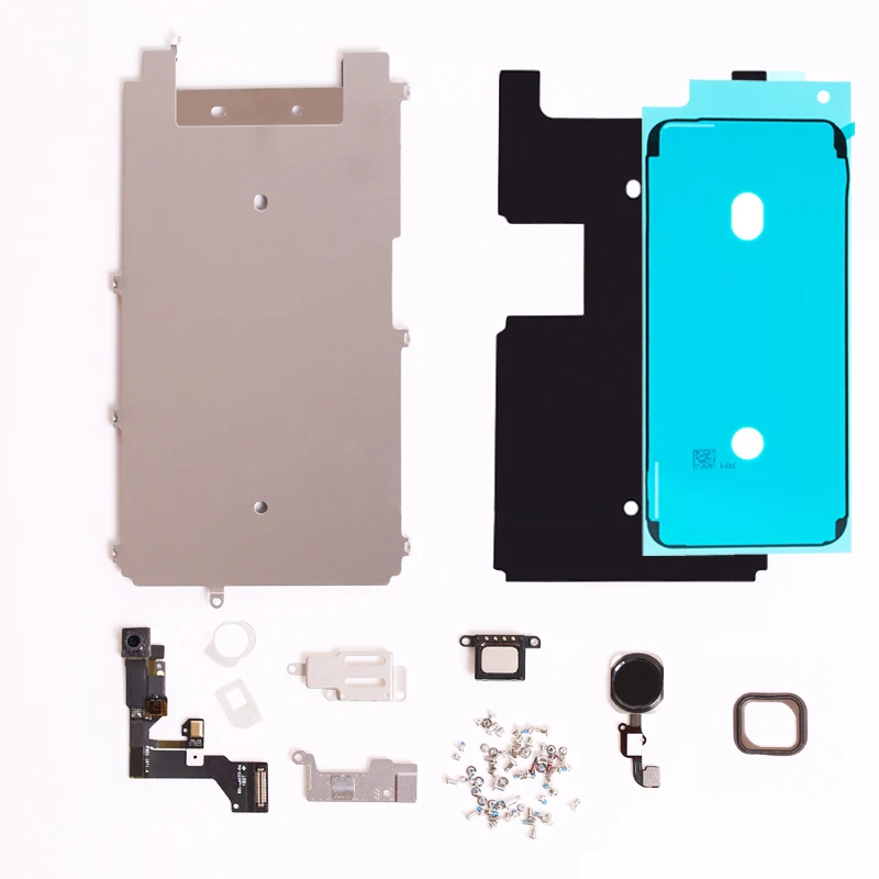 Полный набор ЖК-дисплей Запчасти для авто для iPhone 6S 4. " 6S PLUS Главная Кнопка+ Динамик+ кабель USB+ Фронтальная камера Запасные Запчасти