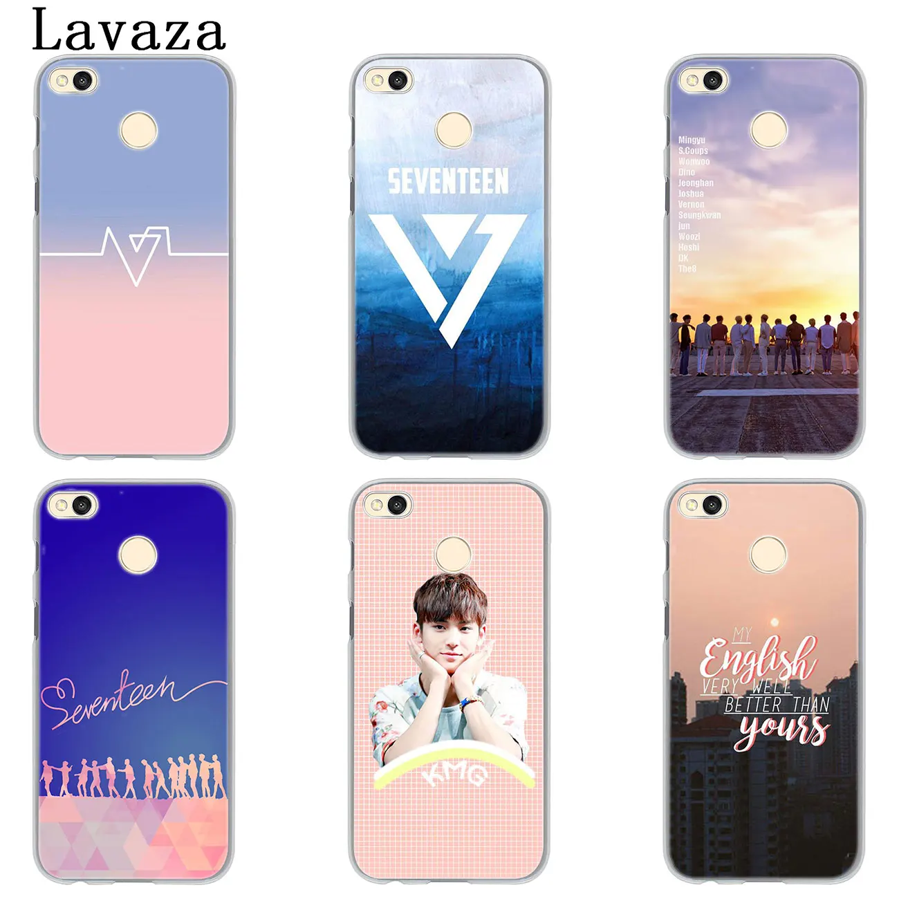 Твердый чехол для телефона Lavaza Seventeen JUN DK JOSHUA kpop Xiaomi Redmi 8A 7A 6A 5A K20 K30 Note 8 8T 7 5 6 Pro |