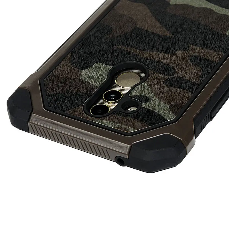 Anti-Shock Camo Green Case For Huawei Mate 20 Lite/P20 Lite PC Edge Soft TPU Hybrid Defender Coque |