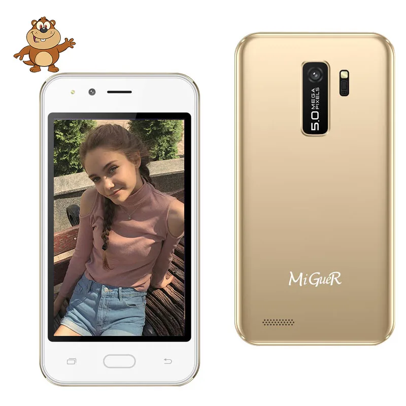 MiGueR MAX 8 3g мобильный телефон 4 0 дюймов HD 5MP 1 ГБ ОЗУ Гб ПЗУ MTK6580 четырехъядерный Android 6