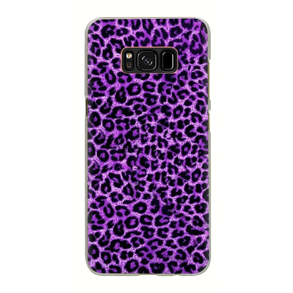 H8 Жесткий чехол для телефона с принтом тигра и леопарда для samsung Galaxy S10 S10E S8 Plus S6 S7 Edge S9 Plus M10 20 30 40 - Цвет: H8