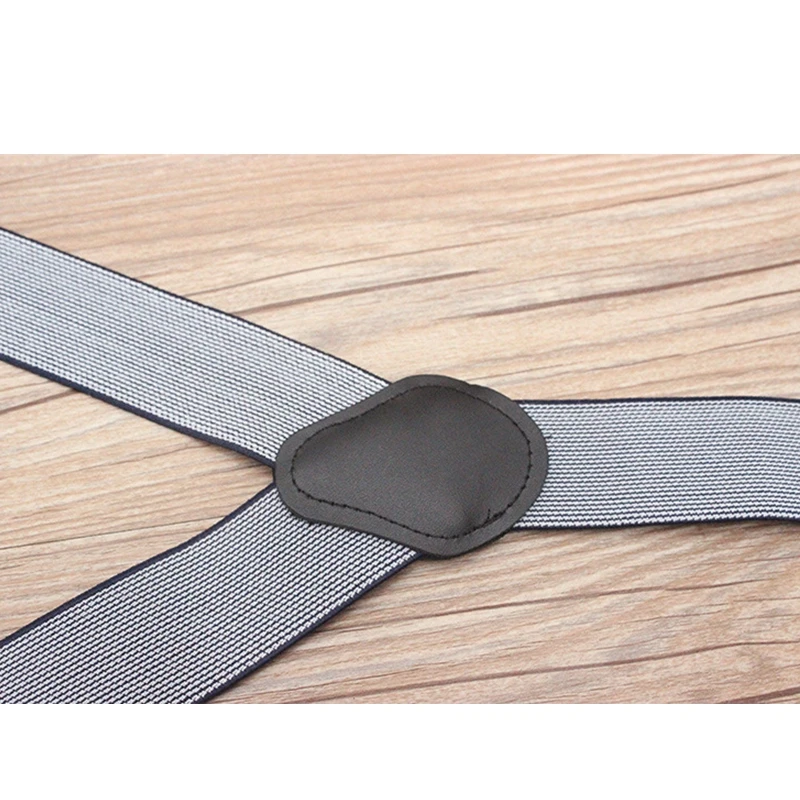 

Adjustable Men Woven Elastic Tape Wedding Party Suspenders Y Back Clip On Braces CLL9210