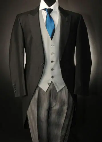 

New Black Tail Long Coat Men's Suits Slim Fit 42r 44r 46r 46l 48l 56 Custom