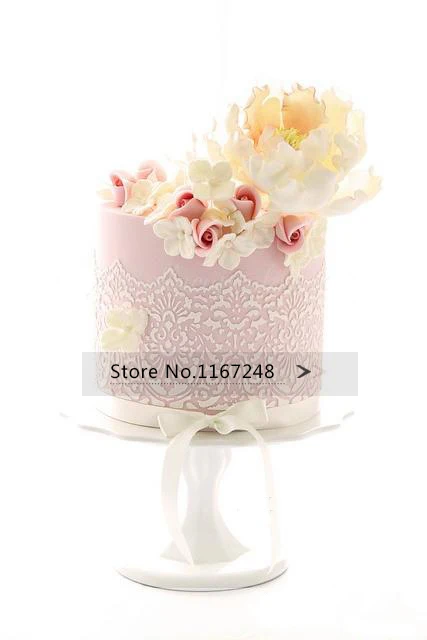 Йо 1pcs Торт Трафареты украшения Fondant (сахарная) пресс-форма для инструментов