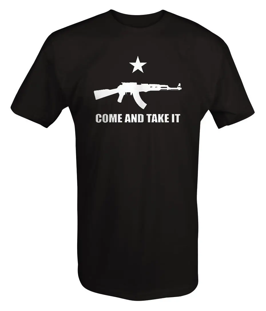 2019 горячая распродажа 100 и хлопковая футболка с надписью Come and Take It Molon Labe Star AK47