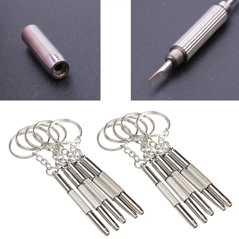 

2017 Repair Keychain Screwdriver Sunglasses Eyeglass Repair mar30 O16 Keychain Watch Tool Screwdriver Cellphone U3E3