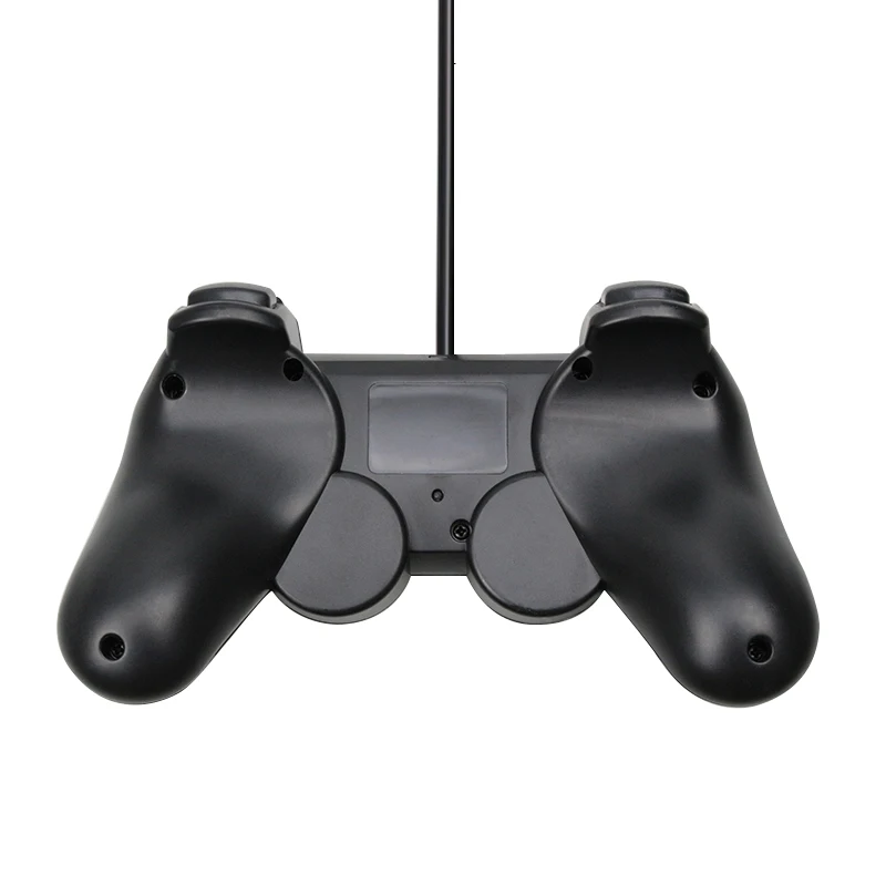USB проводной контроллер ПК вибрации джойстик для ПК компьютер Ноутбук PC Win/7/8/10/Vista/черный геймпад