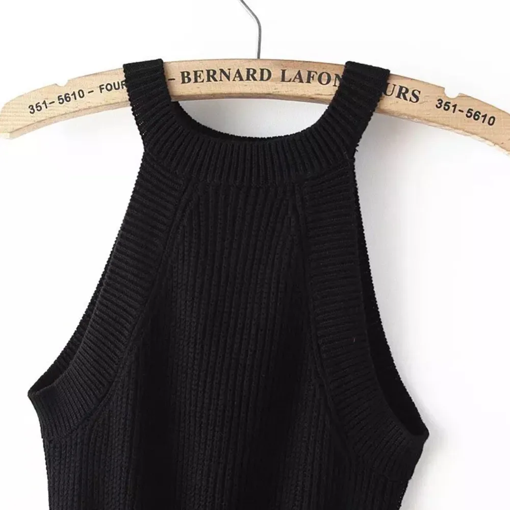 Прямая Новинка, летние короткие топы Blusa, женская сексуальная бандажная футболка без рукавов, модная майка Tumblr для девушек