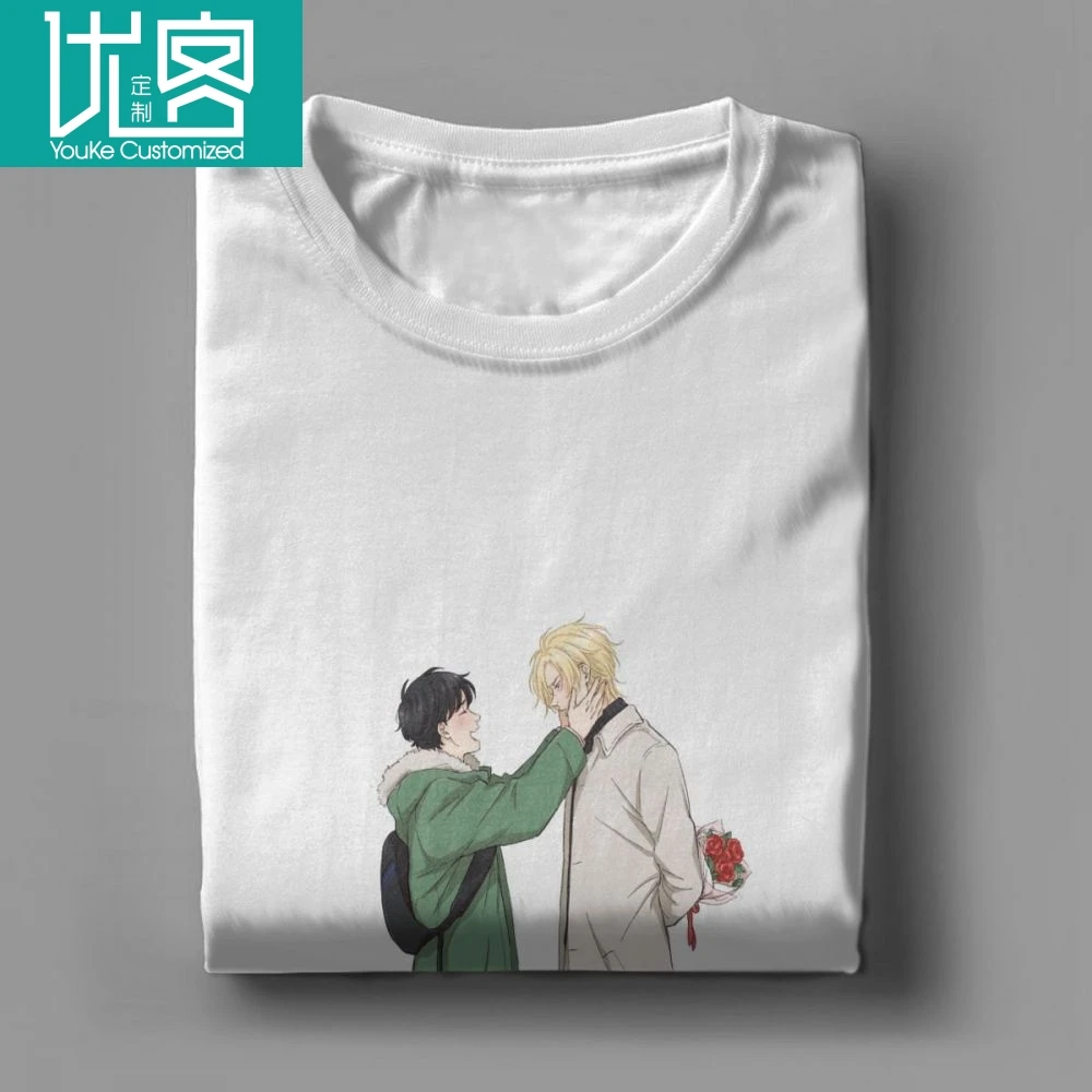 Мужские футболки Банановая рыба Eiji Японская популярная футболка с короткими