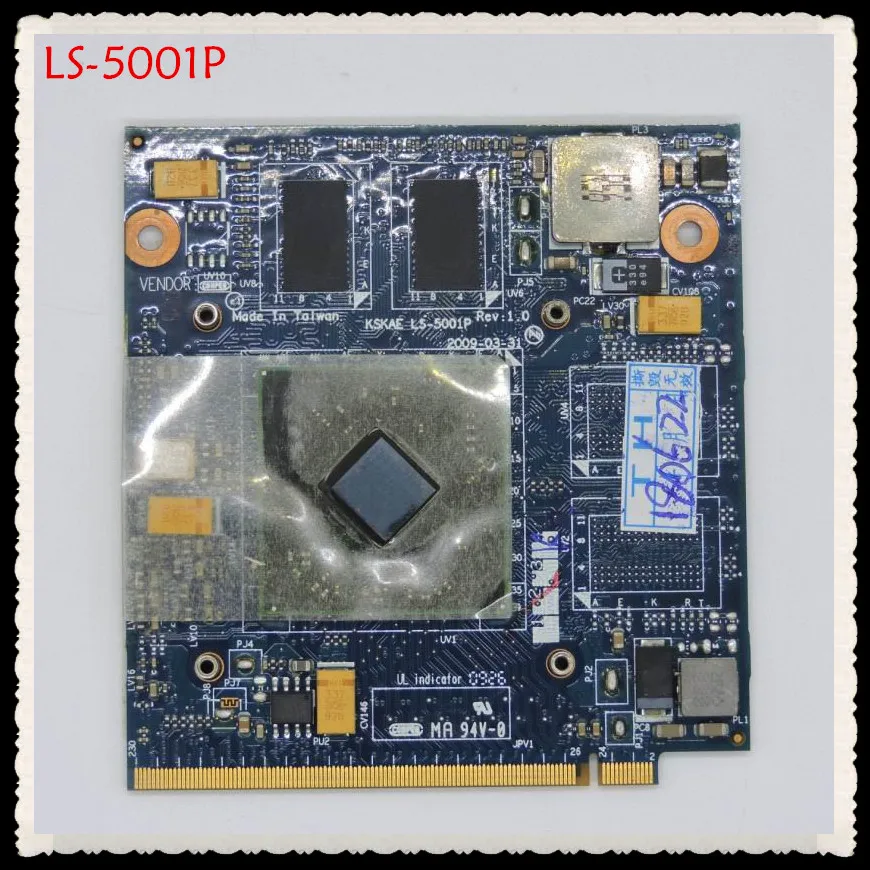 100% рабочий K00005001 K000078110 HD4570 216 0728014 M92 512M KSKAE LS 5001P DDR3 VGA Видеокарта для TOSHIBA A500 L500