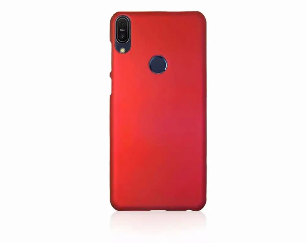Красный Ультратонкий матовый жесткий чехол из поликарбоната для Asus Zenfone Max Pro(M1) ZB601KL ZB602KL, яркий матовый чехол для Zenfone 5 5z ZE620KL ZS620KL - Цвет: Красный