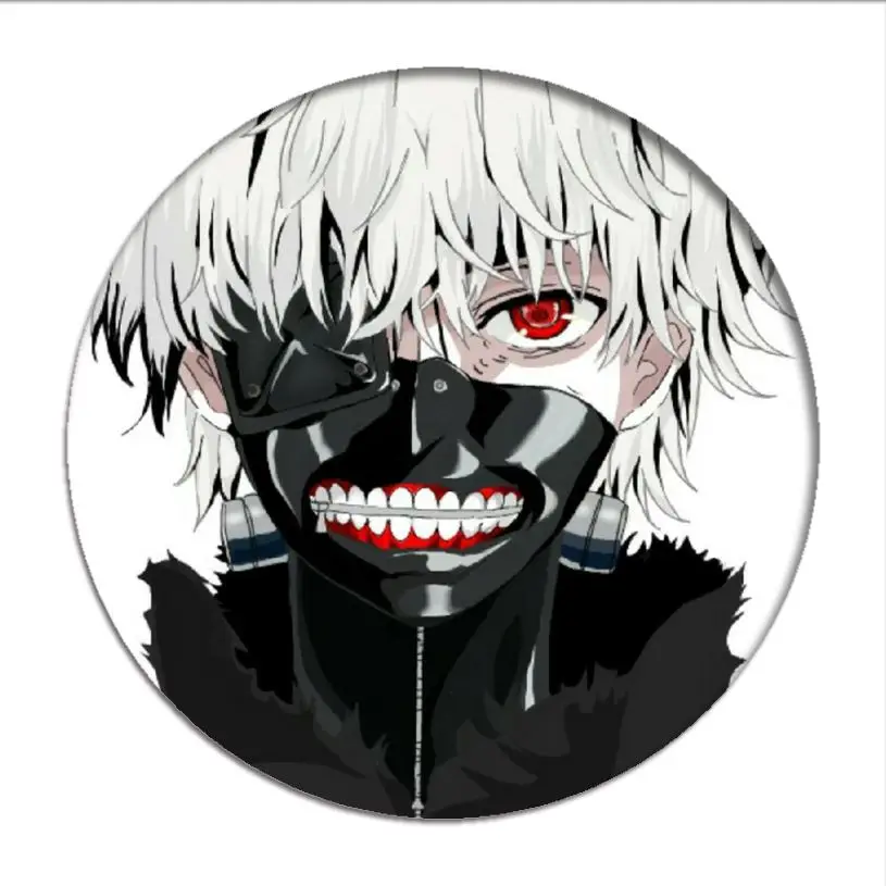 Одежда с надписью Tokyo Ghoul для косплея канеки кэна значок Sui ишида Touka Kirishima брошь