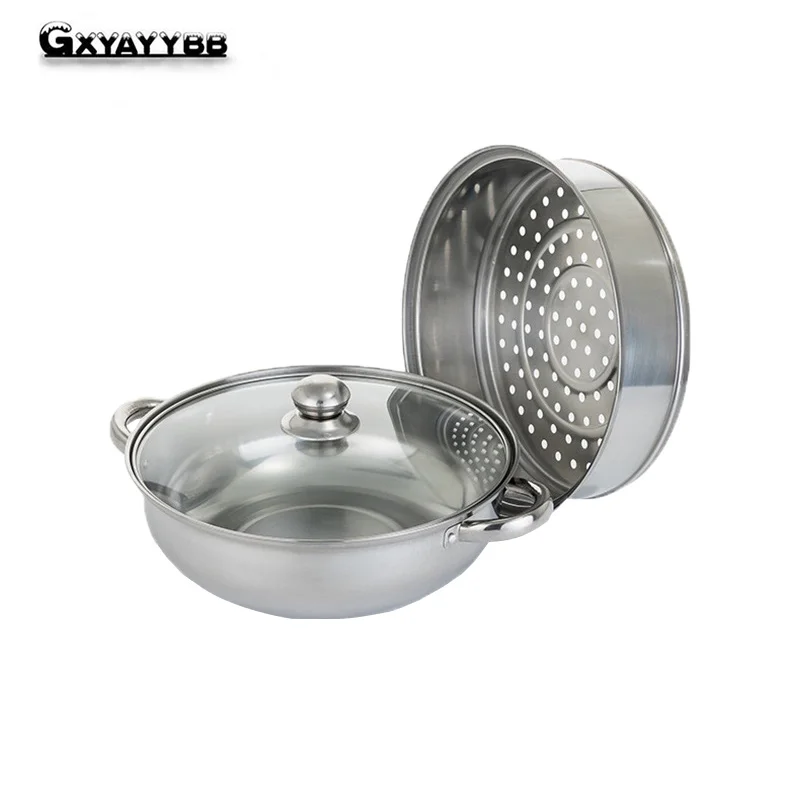 Кухонная кастрюля gxyaybb кухонные сковороды с одним дном индукционные газовые