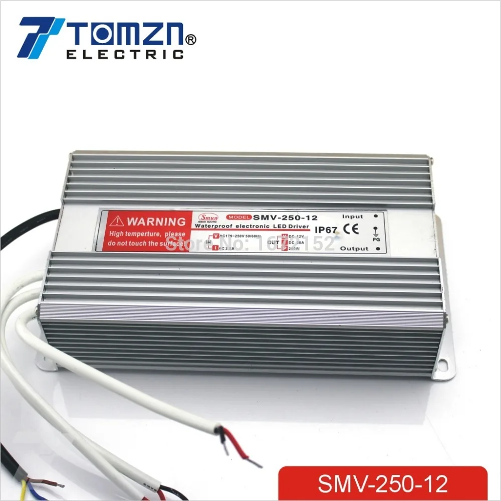

250W 12V 20.8A Waterproof outdoor Single Output Switching power supply for LED