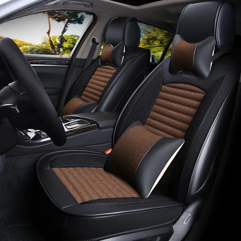 Белье и кожаный чехол автокресла для volkswagen passat b5 b6 b7 поло 4 5 6 7 Гольф TIGUAN JETTA touareg