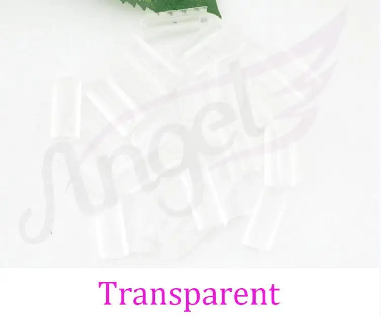 Transparent Angels 100 шт u-образный кератин термоплавкий клей Замена для ногтей/U/I Tip Наращивание волос фьюжн чипсы клей гранулы инструменты для волос - Цвет: Transparent