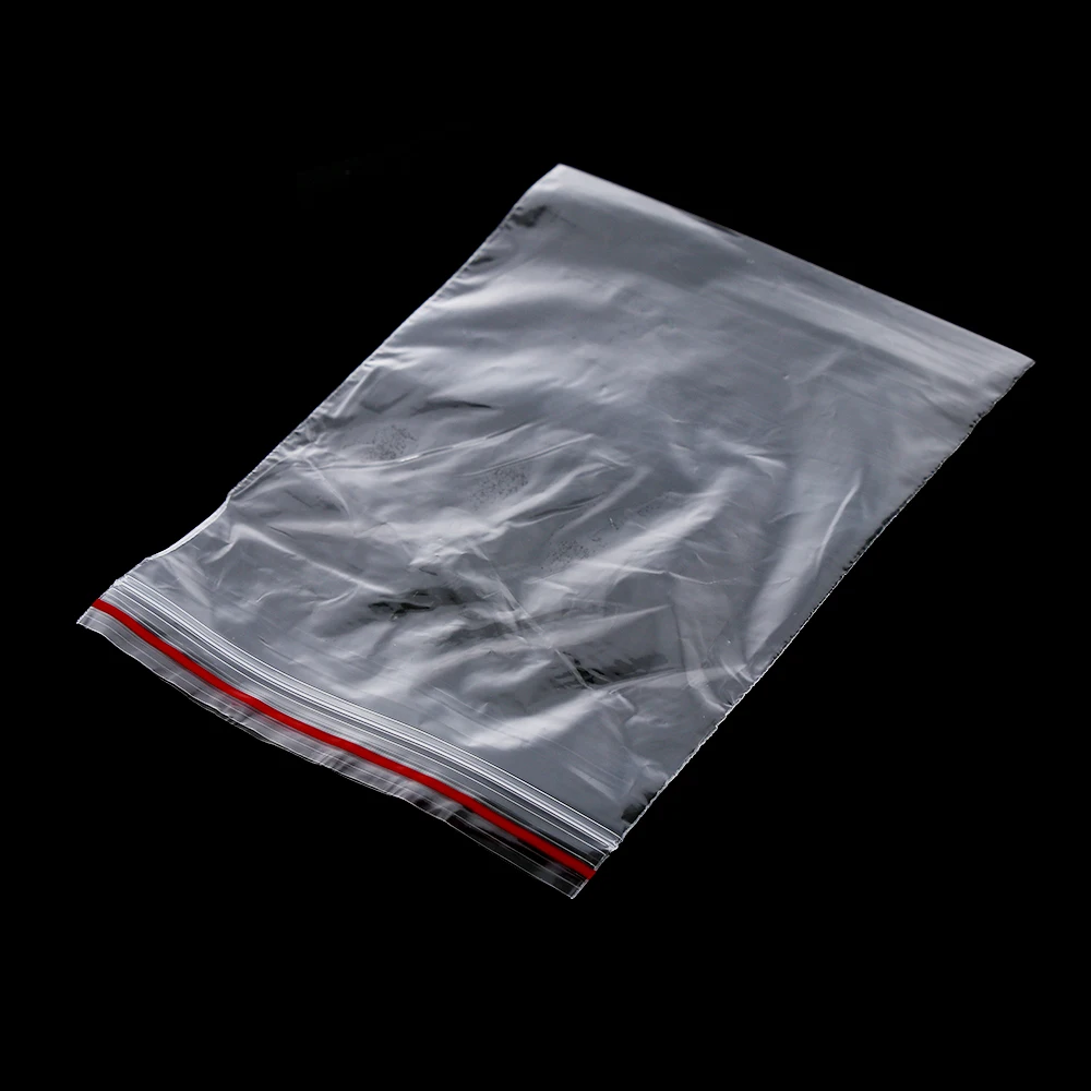 100 шт./упак. прозрачный повторно закрываемый Ziplock ювелирные изделия застежка-молния с замком сумка Пластик самоклеющиеся мешок с застежкой-молнией мешочек pe поли мешок упаковки