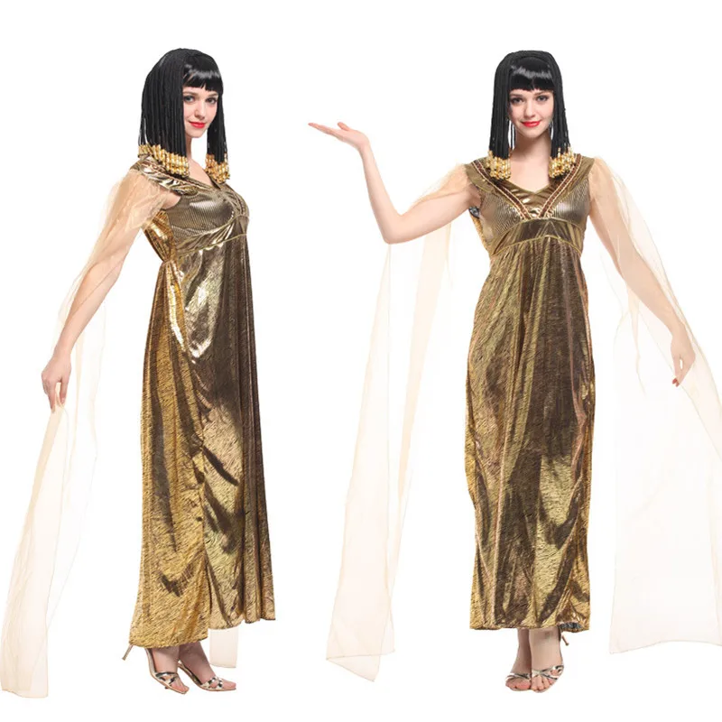Костюм Клеопатры для женщин Хэллоуин египетские традиционные костюмы арабский