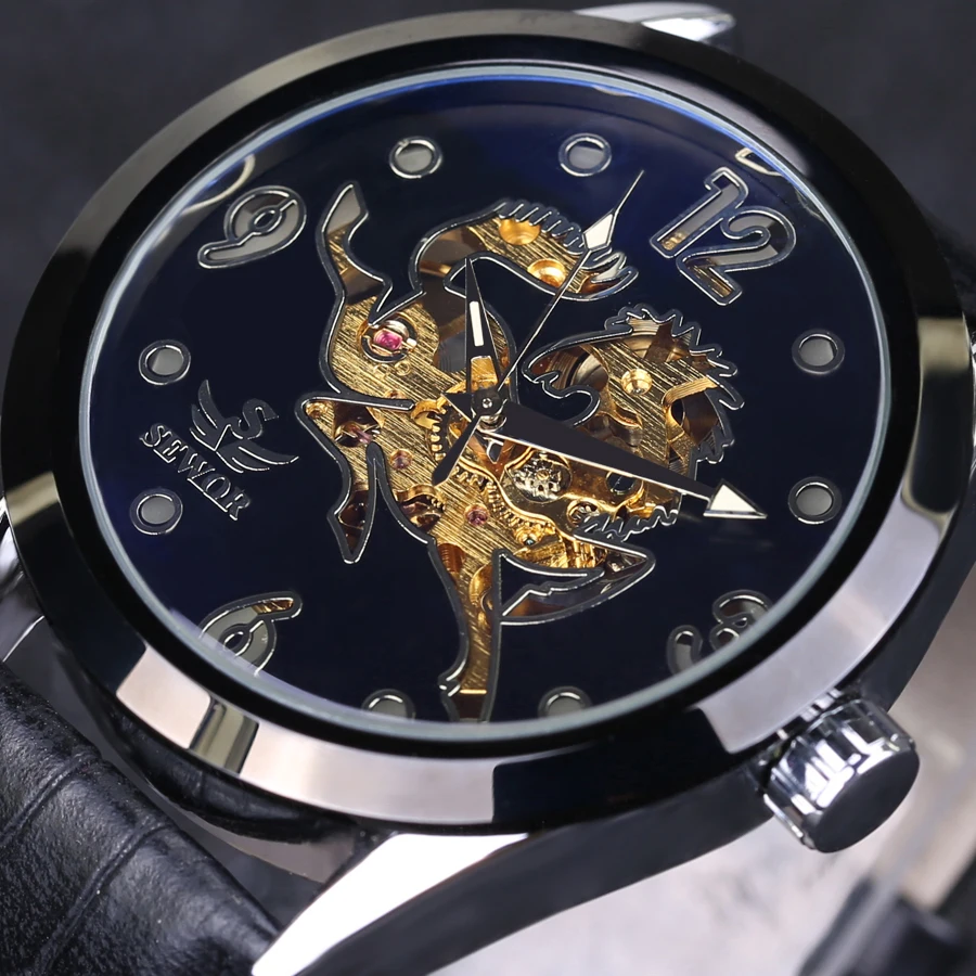 Часы наручные SEWOR мужские с автоподзаводом роскошные Брендовые спортивные