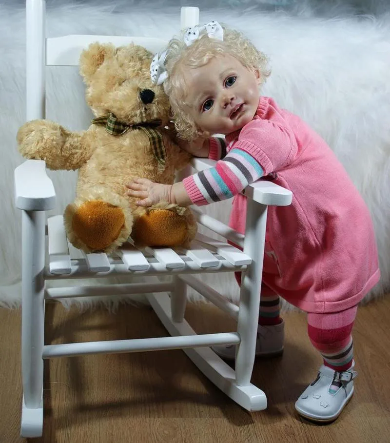 Instock 60 см около 24 дюймов DIY Reborn Baby Комплект для малышей изготовлен из безопасного силикона винил горячие детские игрушки милые Reborn Bonecas наборы