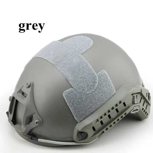 GREY Тактический защитный CS игровой шлем страйкбол защита головы для пейнтбола открытый быстро Ops Ядро шлемы - Цвет: GREY